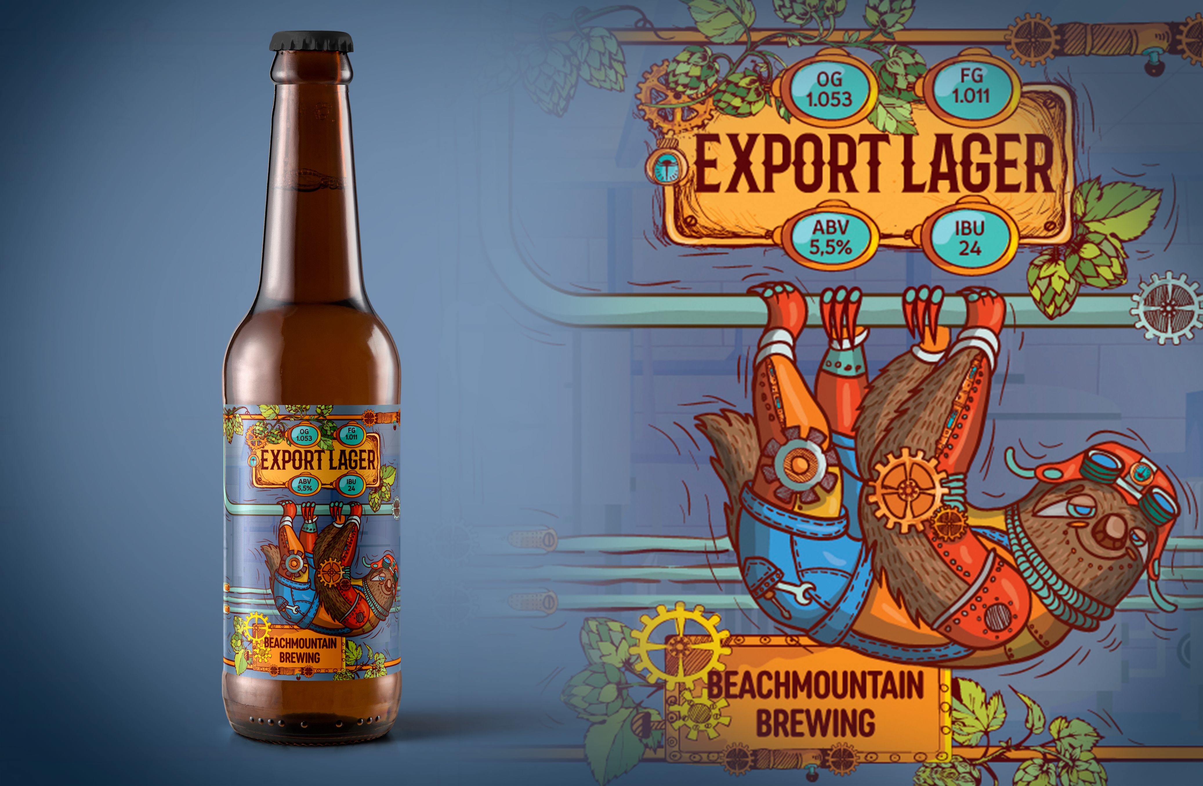 Export LAGER Beachmountain Brewing